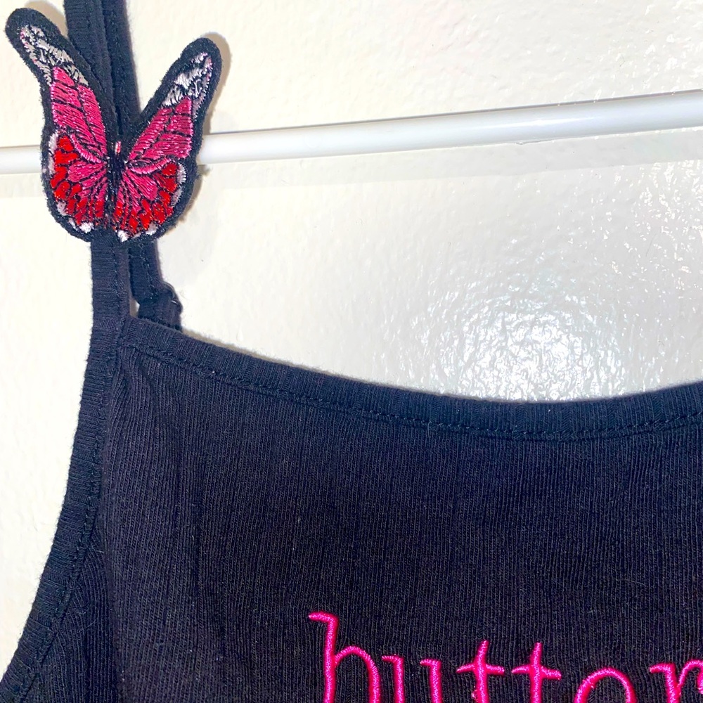 butterfly tank crop top🦋🦋💗💕💖